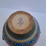 Bulge vase with 2 handles Gouda Holland