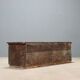 Antique walnut chest with a hinged lid, Italy, 17th century.