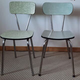 Lot of vintage formica chairs