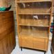 Vintage showcase sliding door year 50