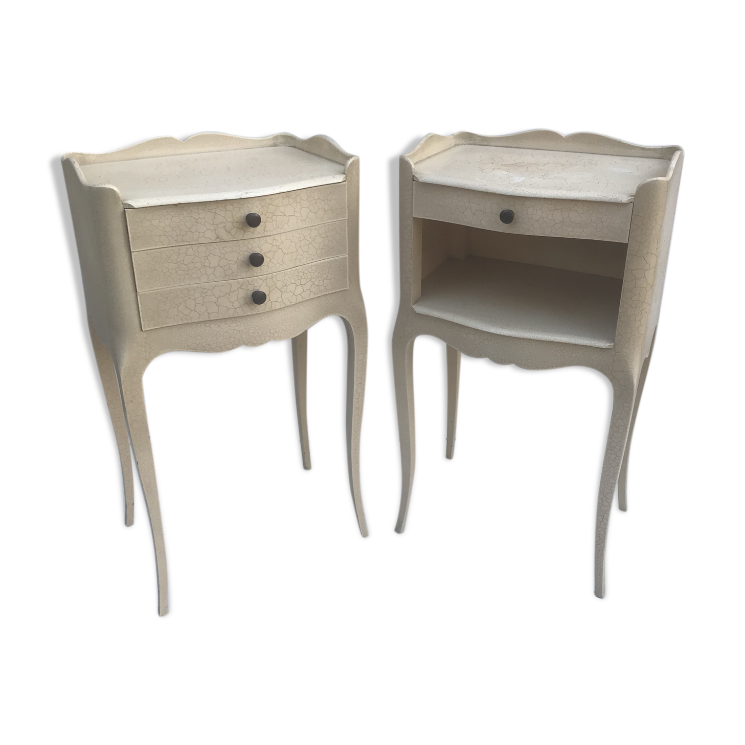 Pair of bedside tables in the Louis XV style
