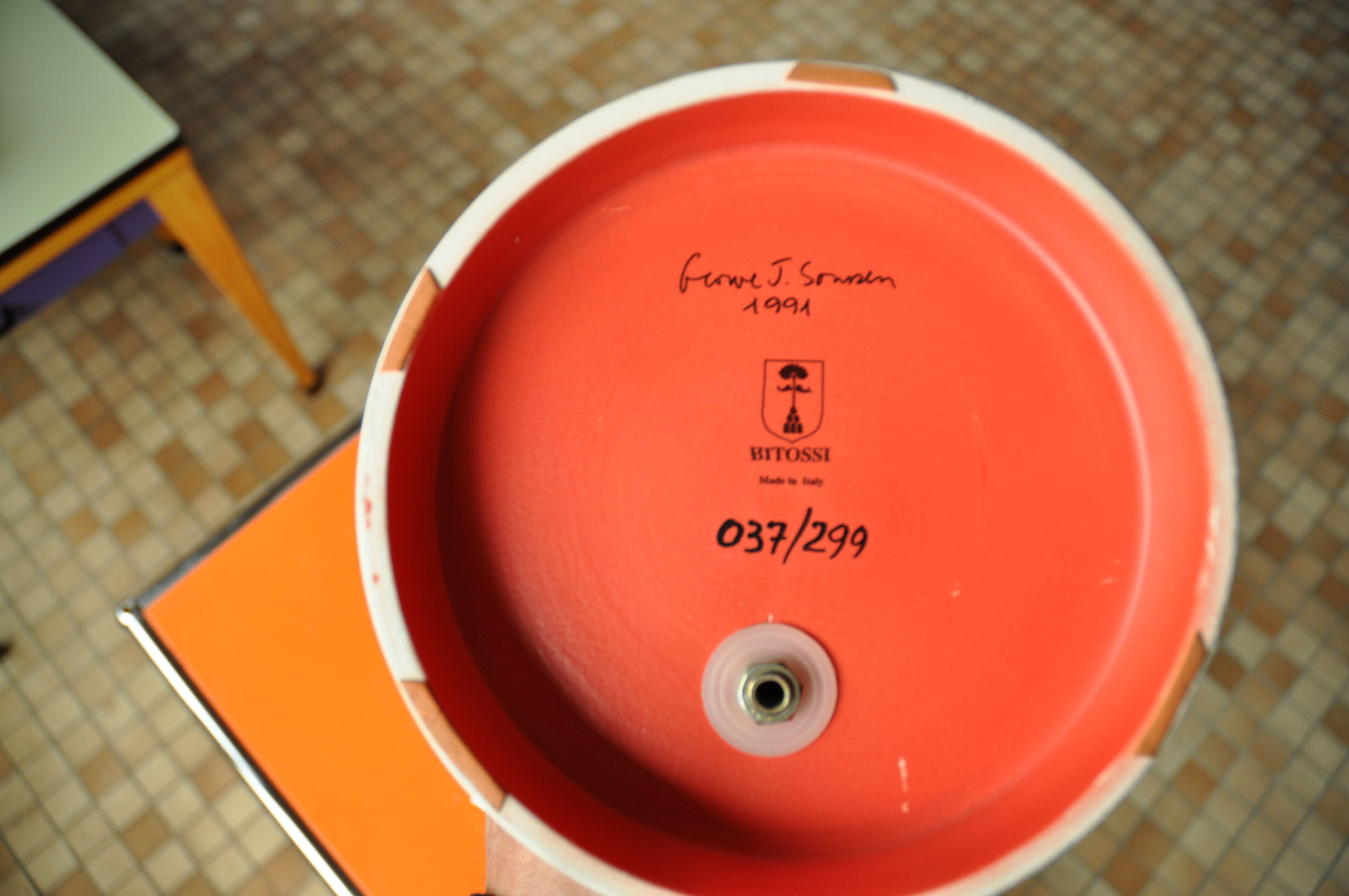 Vase George Sowden 1991 for Bitossi