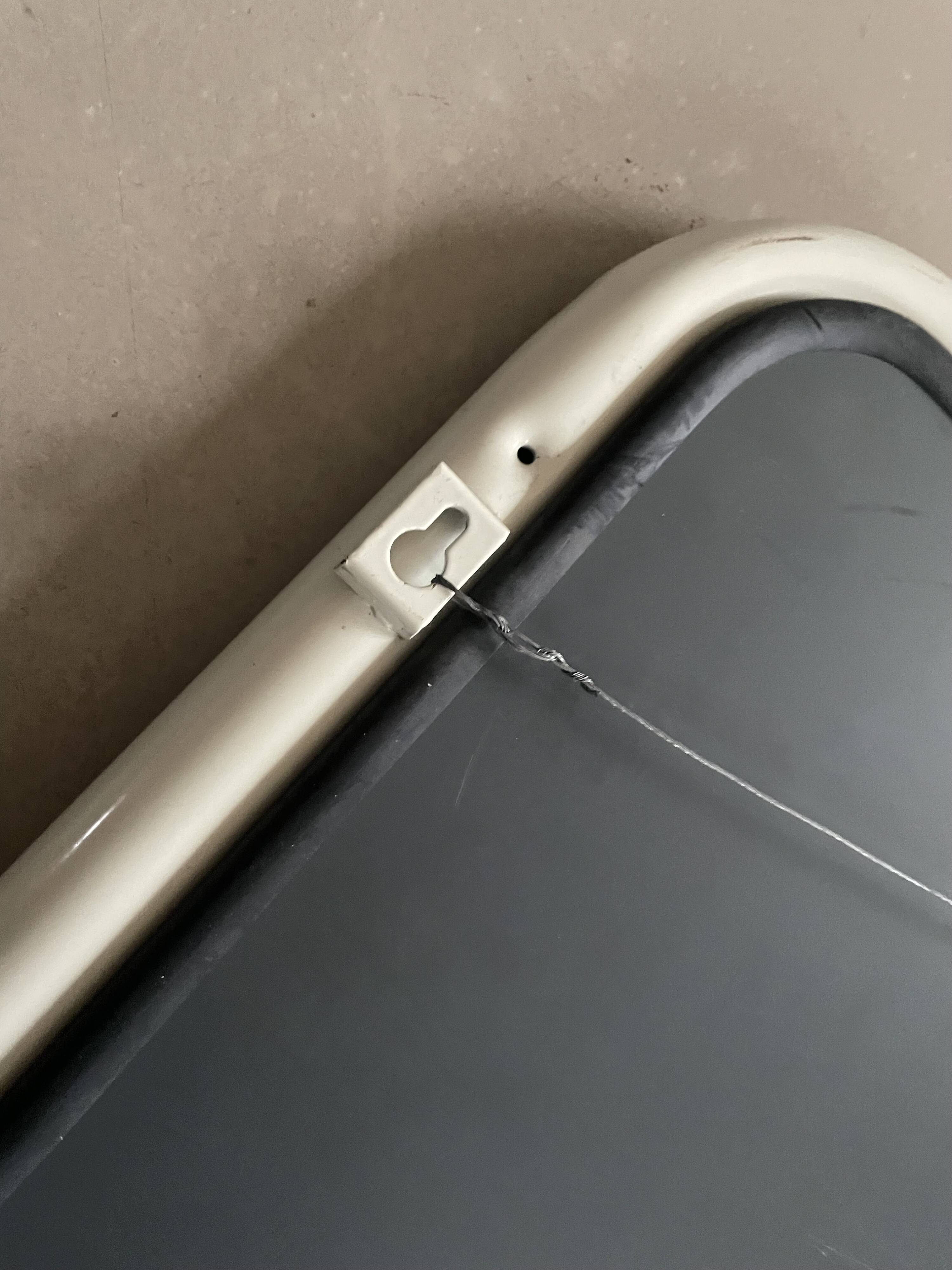 Vintage metal tube mirror 60x60cm