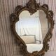 Old mirror Louis XV rocaille style, 48x33 cm