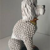 Sealed Dog Animal Glazed Ceramic Sculpture