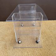 Hi-fi furniture in altuglass by David Lange