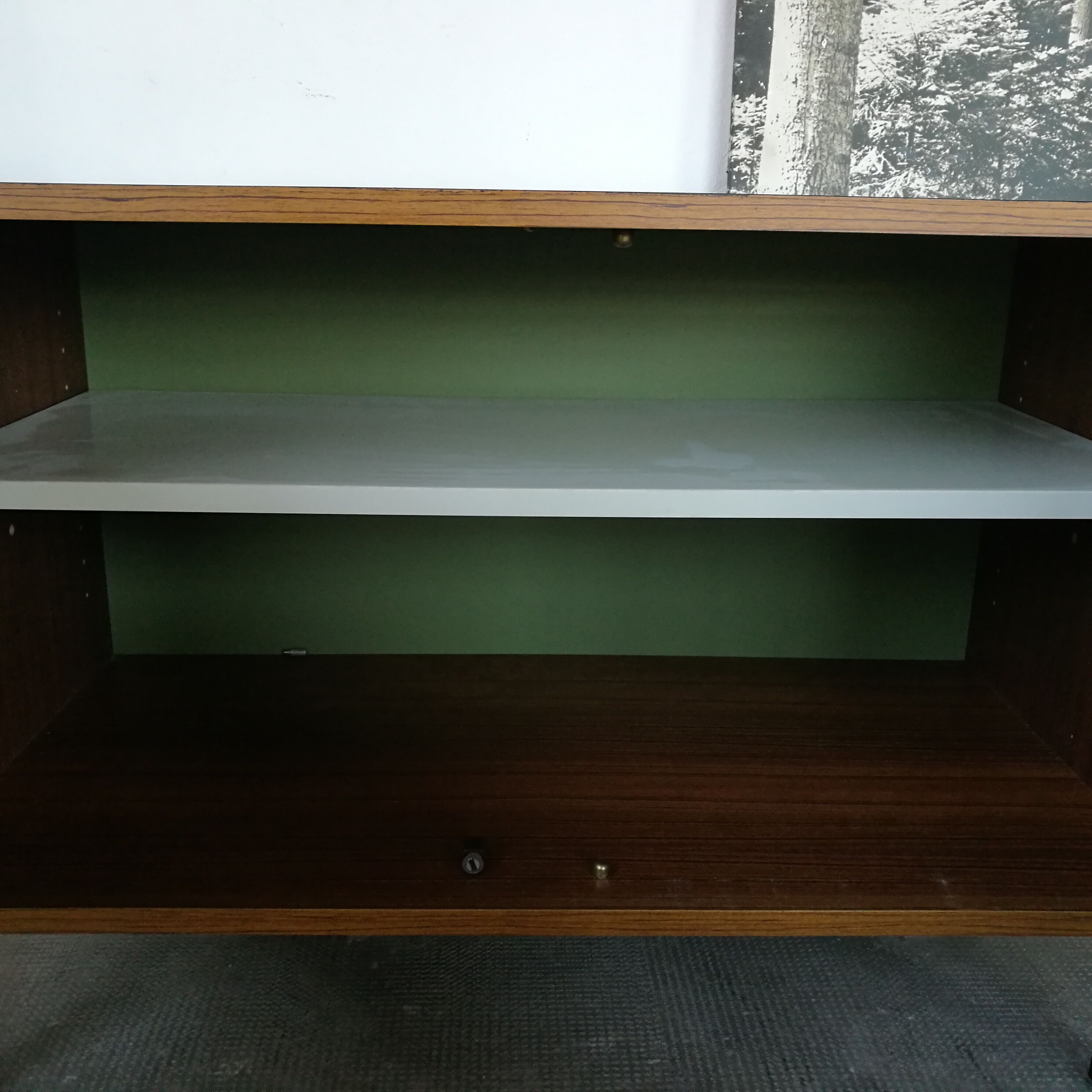 Vintage 2-door buffet storage