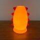 Postmodern glass table lamp from Trait D'Union, 1980s.
