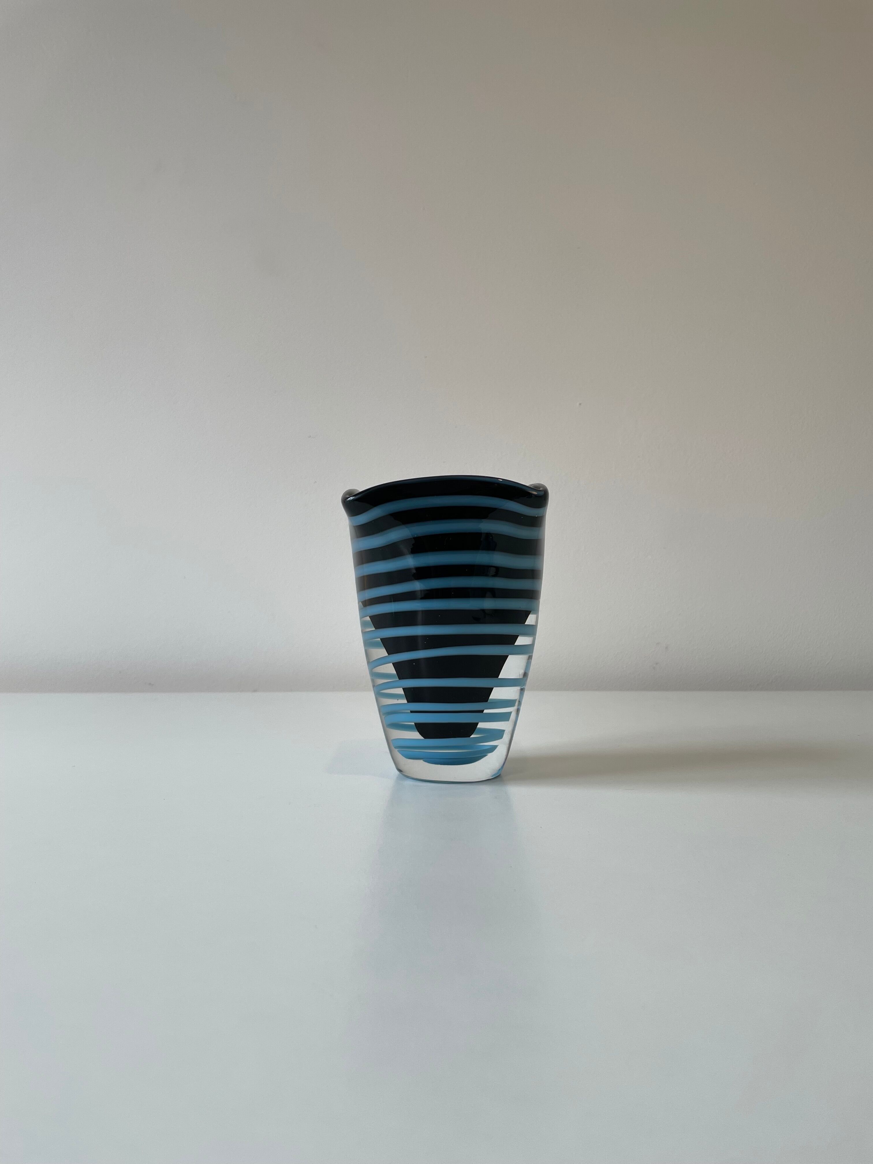 Sommerso vase, Murano, mid-20th century