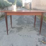Table tonneau scandinave extensible