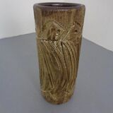 Large Brutalist Ceramic Umbrella Stand, Italy, 1960s