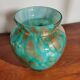 Vase La Rochère en verre et or