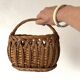 Panier enfant vintage en osier tressé