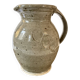 Pichet en grès pyrité gris-beige