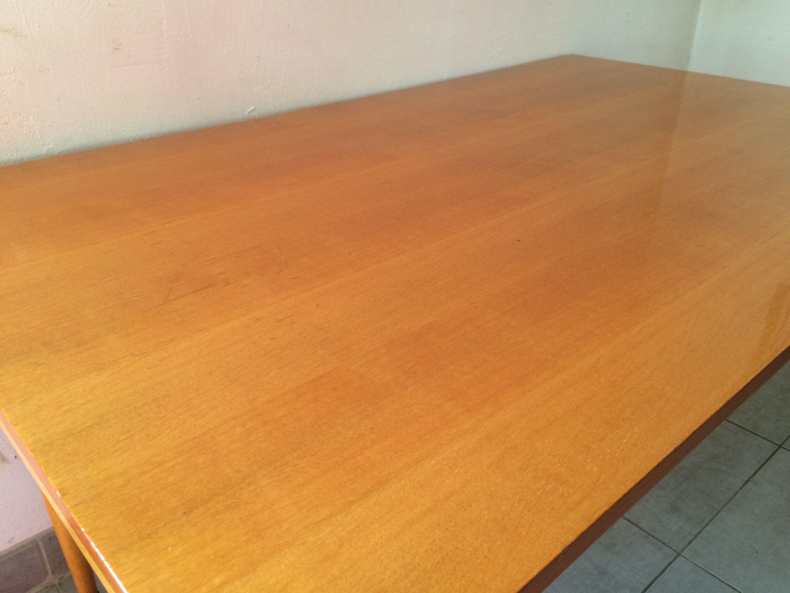 Table vintage oak year 50/60 with 2 extensions