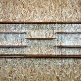 60s 70s teak string shelf module by Kajsa & Nils "Nisse" Strinning Sweden 60s