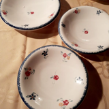 Lot de 3 plats mari‐lou de Sarreguemines