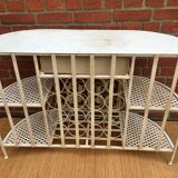 Patinated metal cabinet