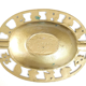 Empty brass pocket, astrology décor, made in Israel
