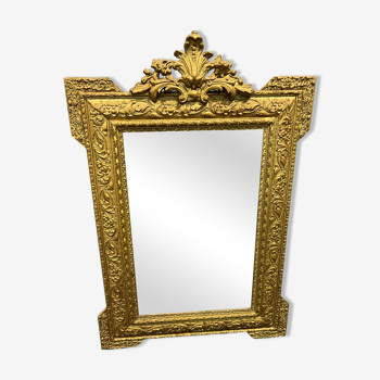 Miroir doré Louis XV - 86x59cm