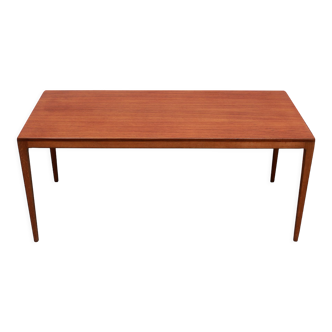 Table basse scandinave des années 1960 en teck