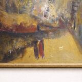 Painting on wood – Modern / raw figurative composition