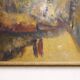 Painting on wood – Modern / raw figurative composition