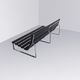 Rare “Bijenkorf” slatted bench by Kho Liang Ie for Artifort 1960s