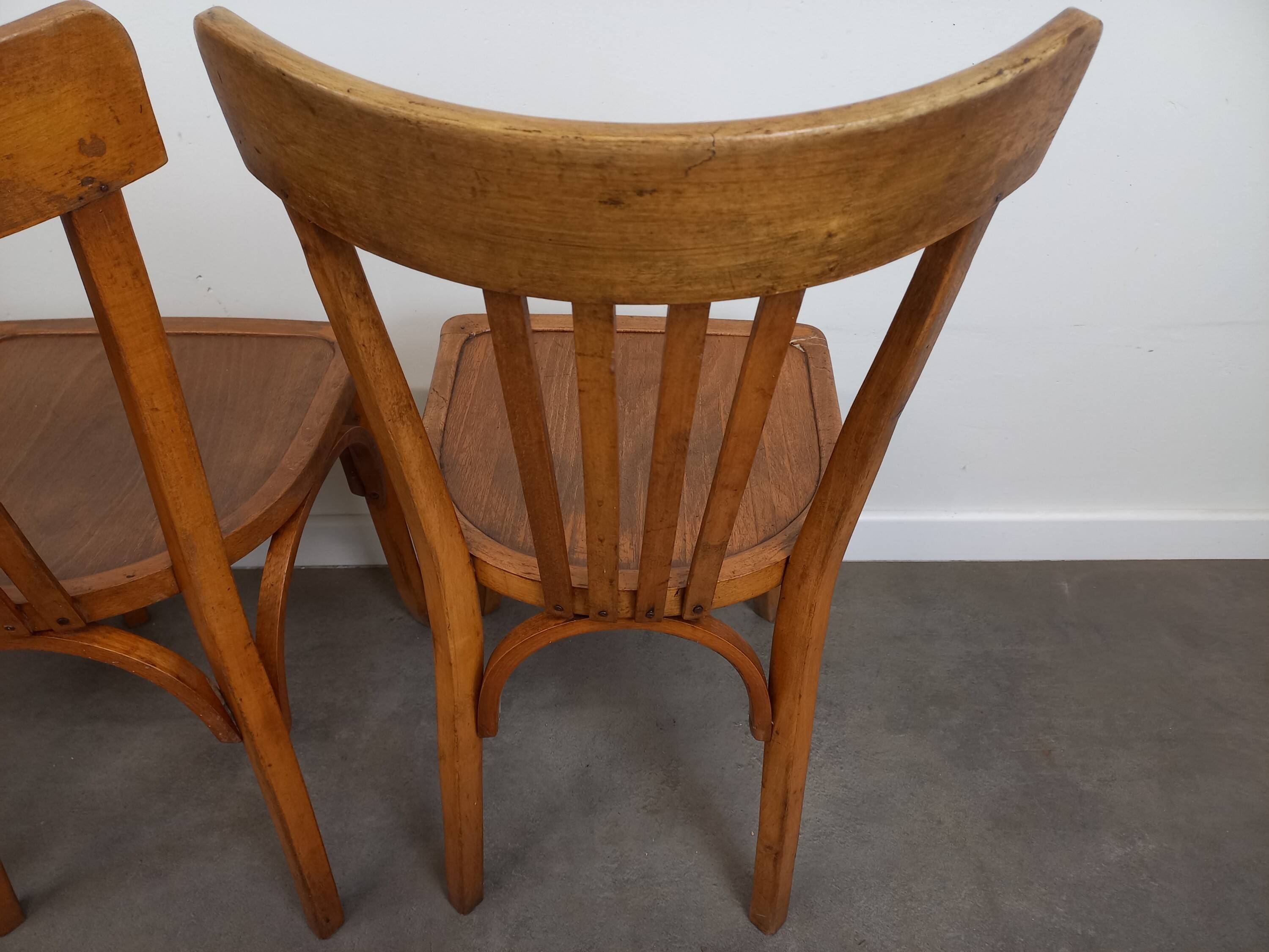 Chaises bistrot Luterma, set de 4
