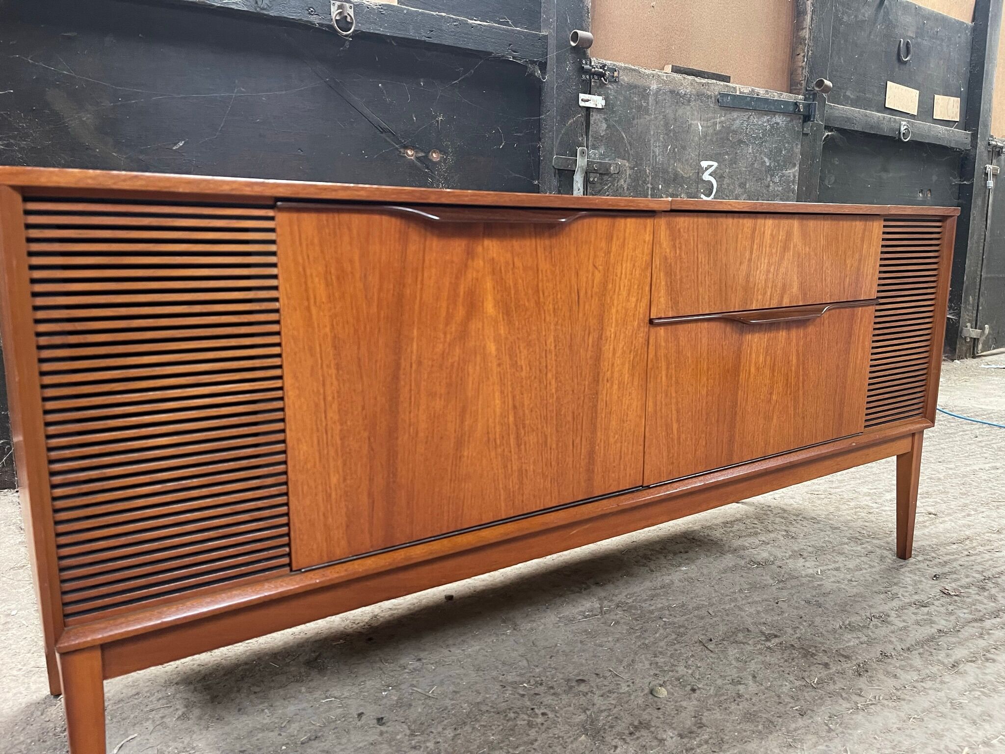 Teak enfilade - turntable, Dynatron - 60s - 60s - Record player - vintage