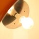Grande Lampe à Suspension Space Age Marron de Guzzini, 1960s