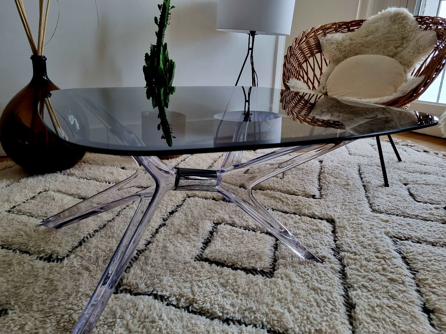 Blast coffee table design Philippe Starck, Kartell