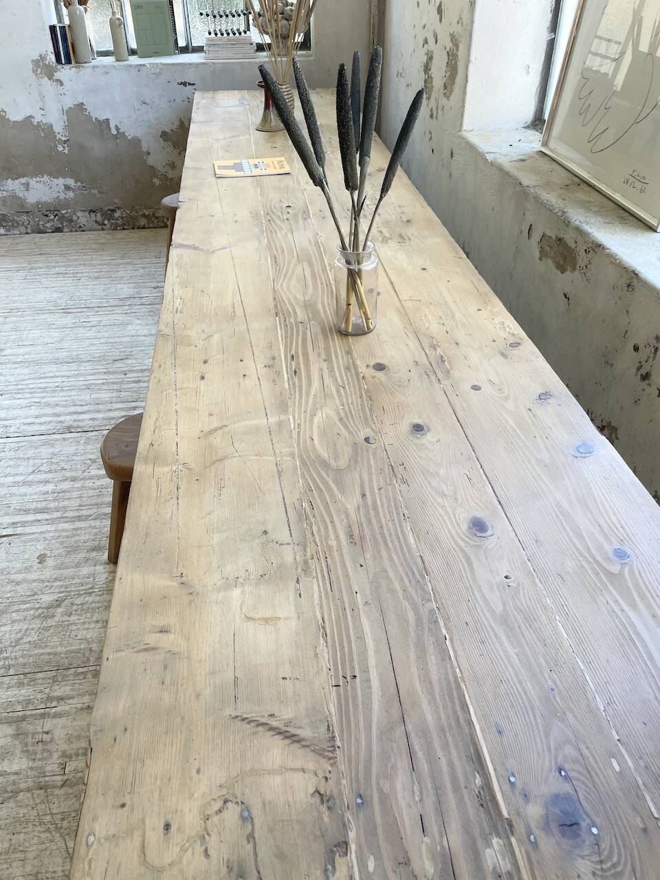 4m XXL pine and oak farmhouse table