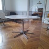 Arne Jacobsen A 825 dining table and 4 vintage chairs
