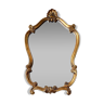 Miroir baroque doré H75cm