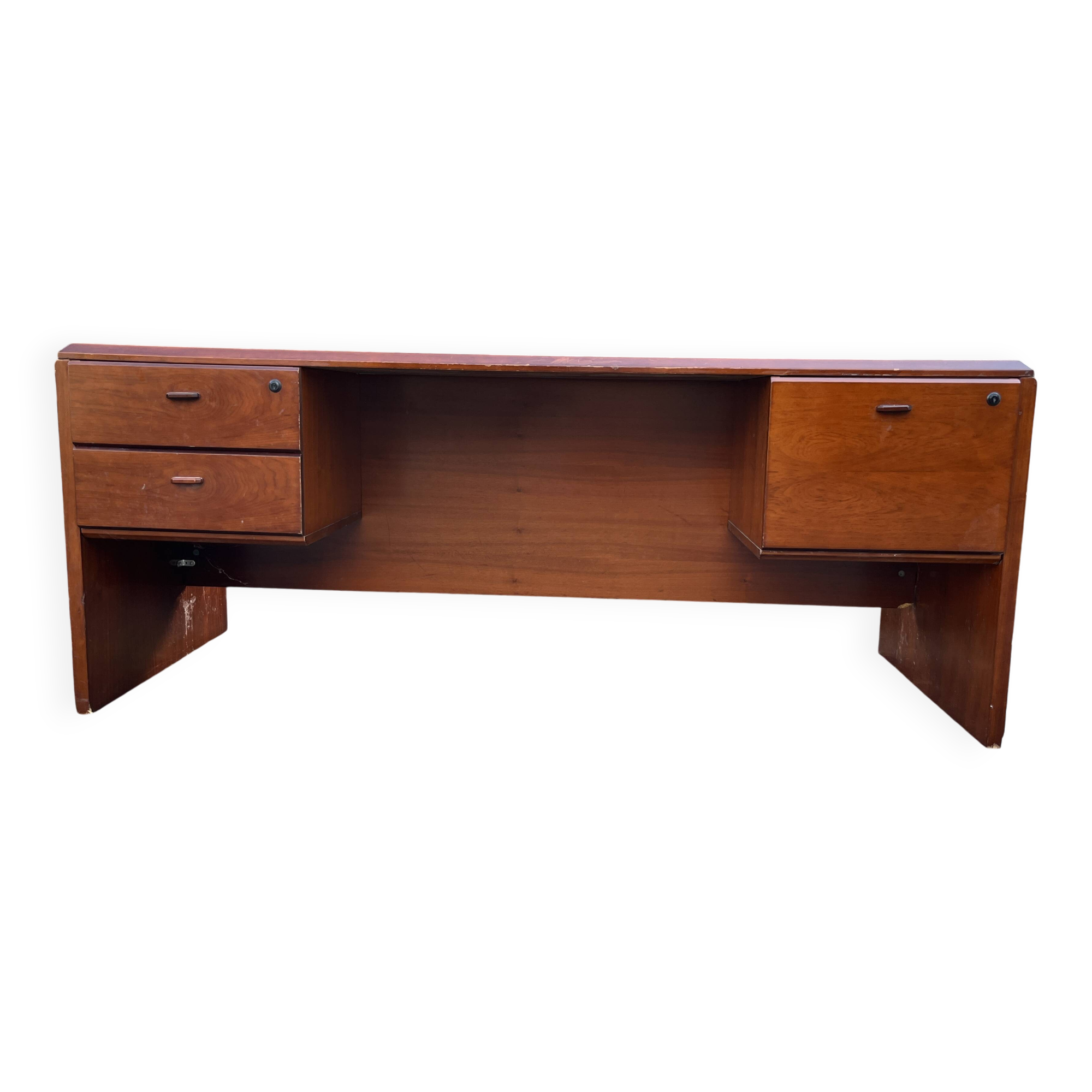 Large Vintage Modernist Desk – 1950s/1970s
