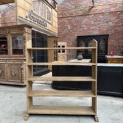 1950s oak shelf