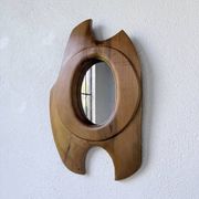 Organic walnut mirror 1960