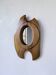 Organic walnut mirror 1960