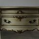 Vintage pair of 20th century Venetian Baroque style nightstands in painted wood