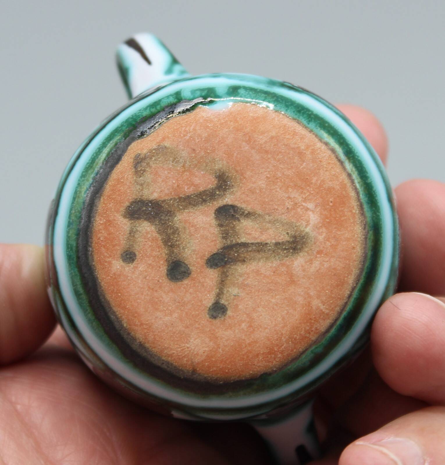 Vintage ceramics - vallauris mustard pot robert picault