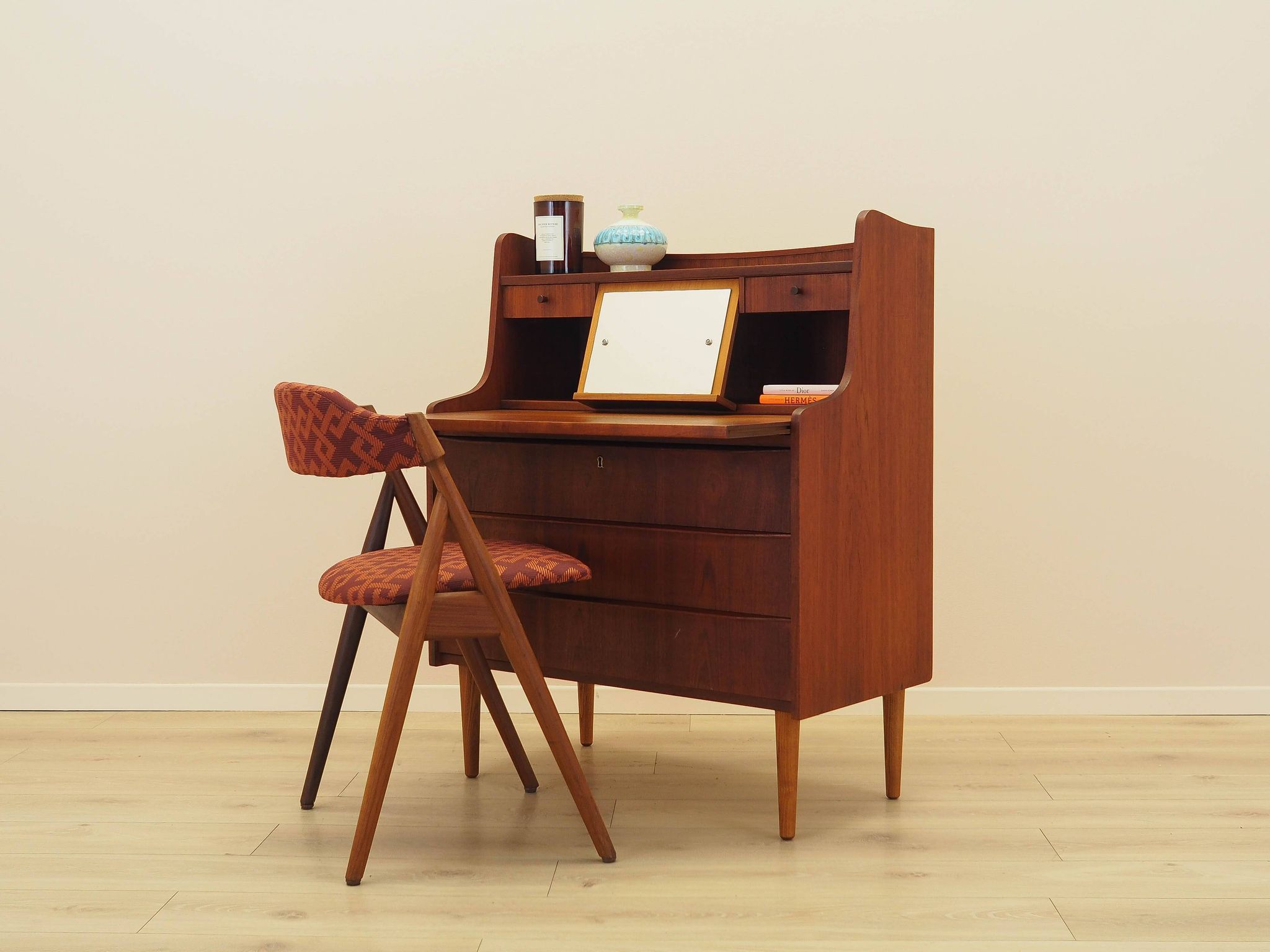 Teak secretary, Danish design, 1970s, made in Denmark