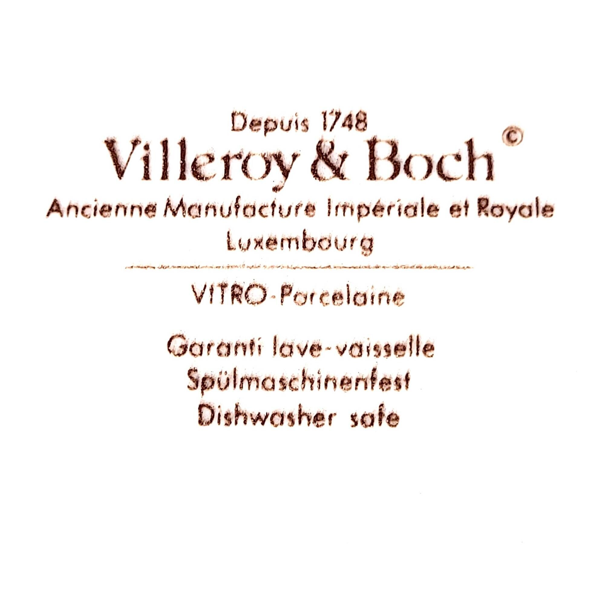 Villeroy & boch siena 6 assiettes plates diamètre 31cm