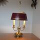 Lampe bouillotte style empire edition Lucien Gau