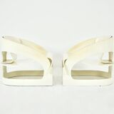 Set of 2 Model 4801 Armchairs by Joe Colombo for Kartell, 1960s