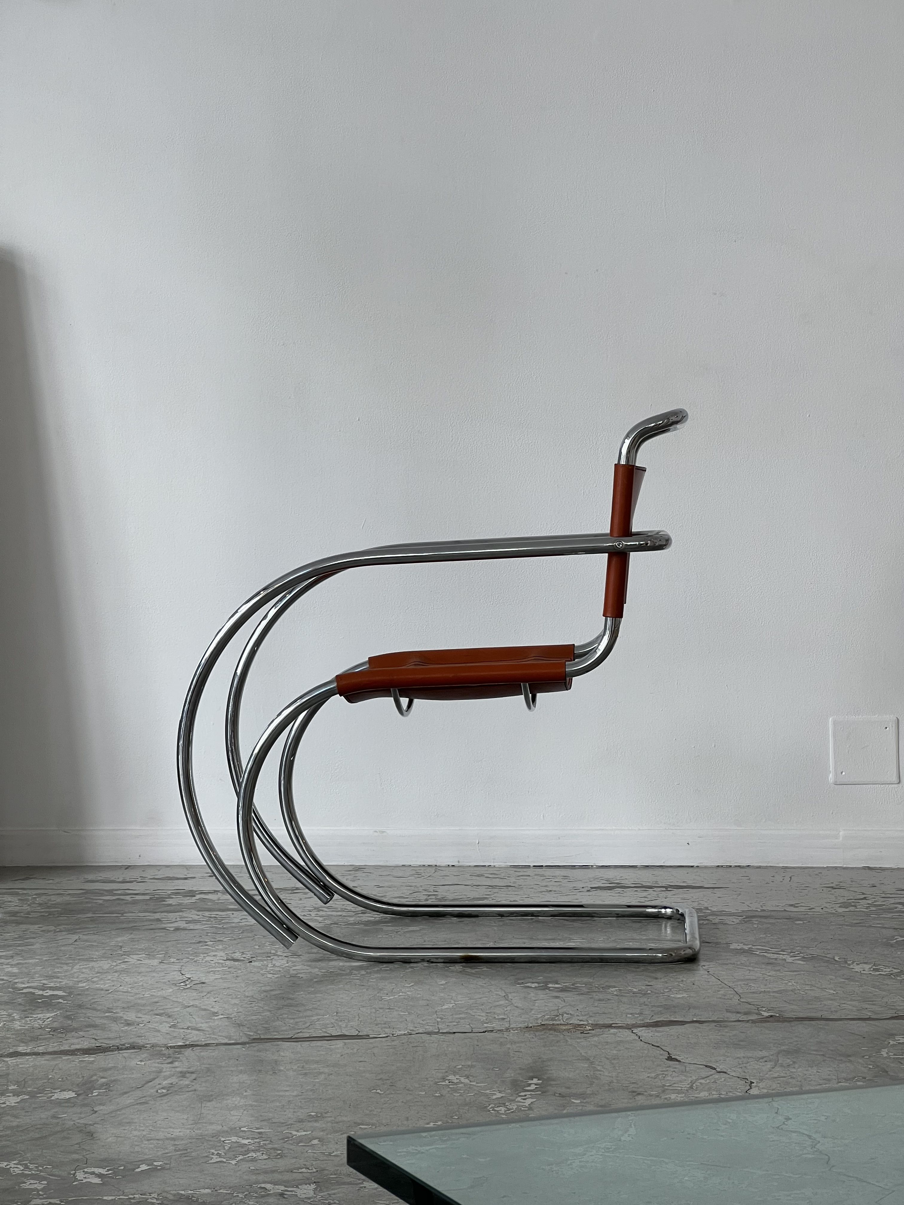 MR20 armchair by Ludwig Mies van der Rohe for Knoll international 60s