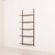 Scandinavian rosewood shelving unit, set of 5 shelves, 1960s