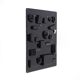 Wall organiser plateau Uten.Silo black by Dorothee Maurer Becker for Design M, 1960s