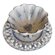 PORTUGUESE PORCELAIN / HAND-PAINTED BOWL AND FOOTED DISH