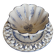 PORTUGUESE PORCELAIN / HAND-PAINTED BOWL AND FOOTED DISH